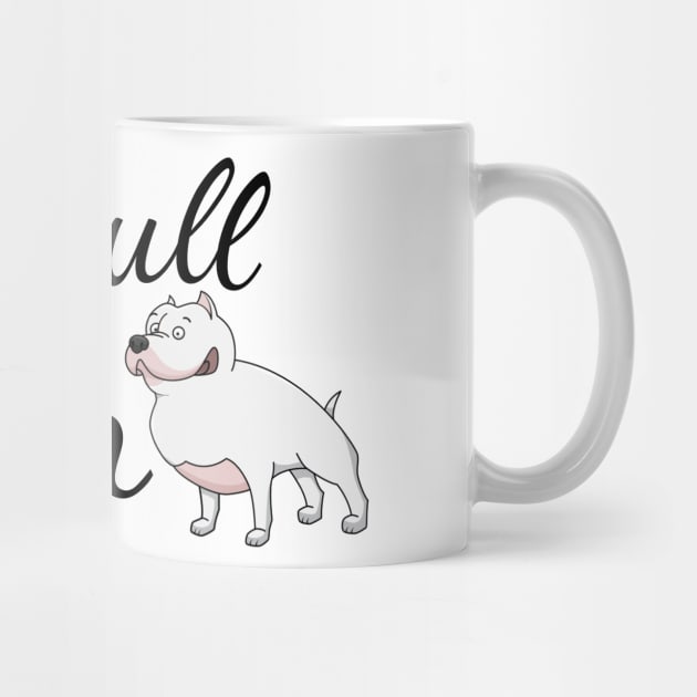 Pit Bull Dog Mom by tribbledesign
